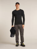 Ras du cou isotherme à manches longues 260 ZoneKnit™ Seamless en mélange de mérinos Men's Black - 4