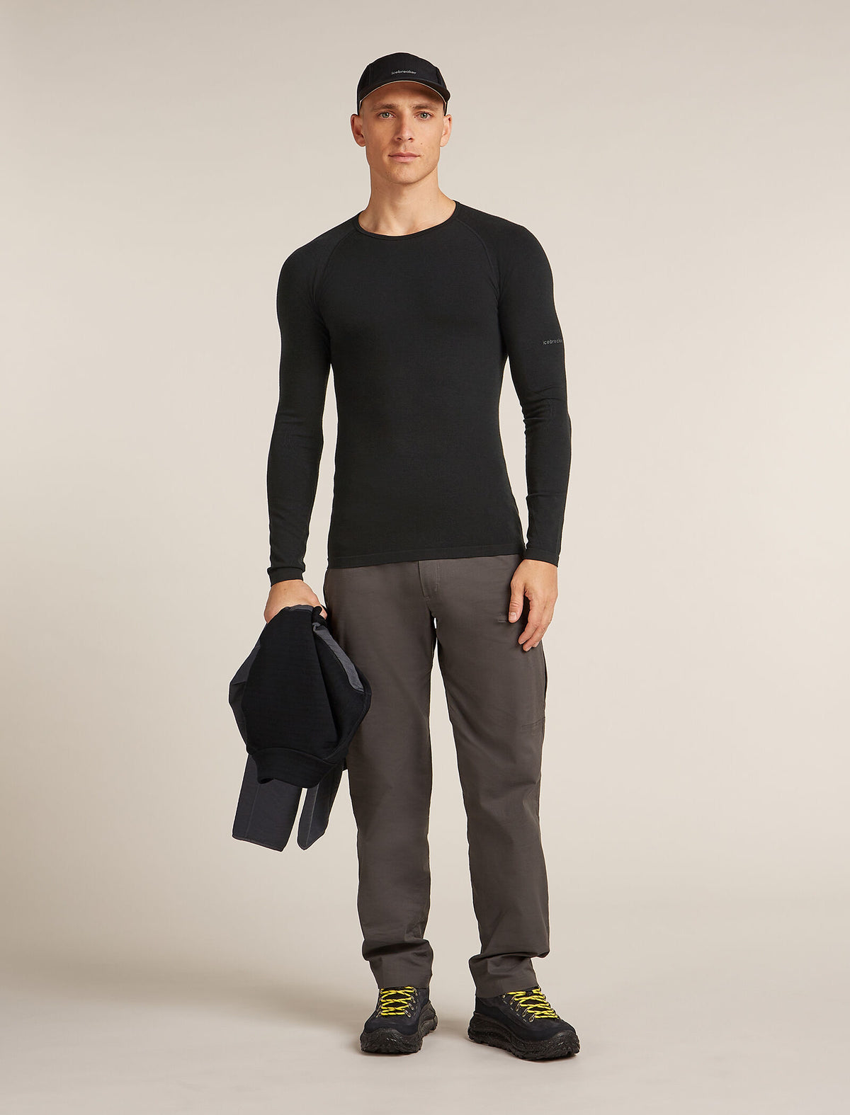 Ras du cou isotherme à manches longues 260 ZoneKnit™ Seamless en mélange de mérinos Men's Black - 4