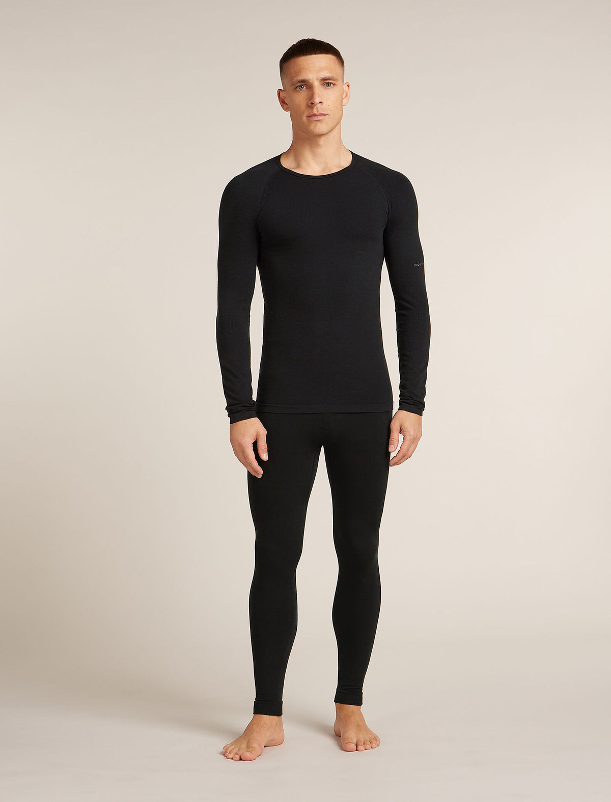 Ras du cou isotherme à manches longues 260 ZoneKnit™ Seamless en mélange de mérinos Men's Black - 7