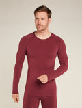 Men's Merino Blend 260 ZoneKnit™ Seamless  Long Sleeve Crewe Thermal Top Port - 1