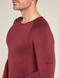 Men's Merino Blend 260 ZoneKnit™ Seamless  Long Sleeve Crewe Thermal Top Port - 7
