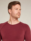Men's Merino Blend 260 ZoneKnit™ Seamless  Long Sleeve Crewe Thermal Top Port - 9