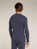 Men's Merino Blend 260 ZoneKnit™ Seamless  Long Sleeve Crewe Thermal Top Graphite - 2