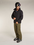 Men's Merino Blend 260 ZoneKnit™ Seamless  Long Sleeve Crewe Thermal Top Graphite - 4