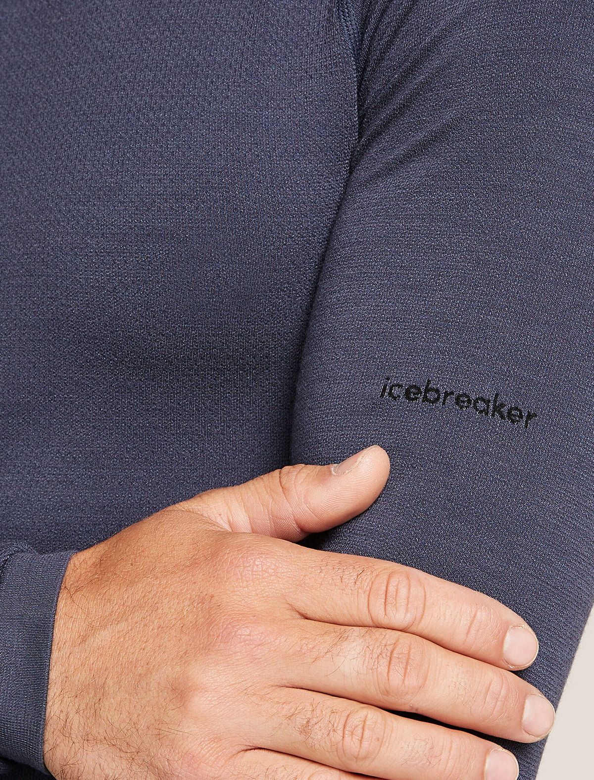 Men's Merino Blend 260 ZoneKnit™ Seamless  Long Sleeve Crewe Thermal Top Graphite - 5