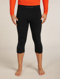 Collant isotherme 3/4 260 Zoneknit™ Seamless, 18 po, en mélange de mérinos Men's Black - 1