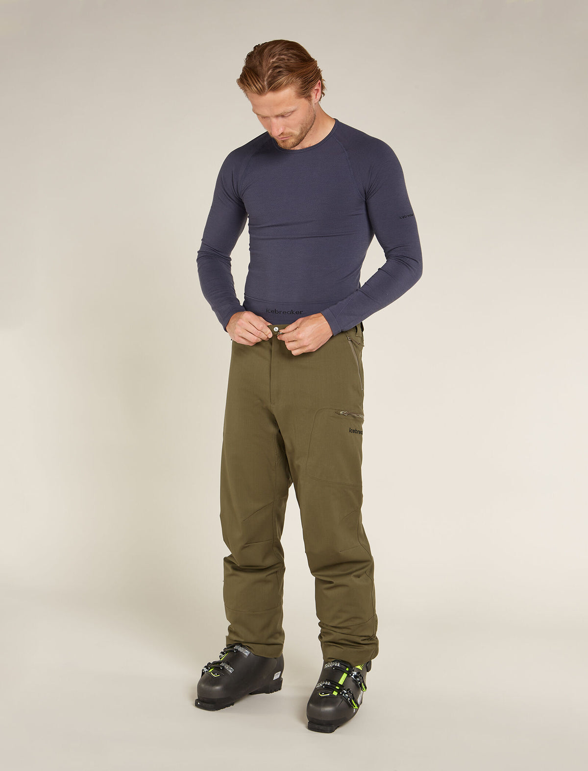Collant isotherme 3/4 260 Zoneknit™ Seamless, 18 po, en mélange de mérinos Homme Graphite - 4
