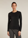 T-shirt à manches longues Ace en MerinoFine™ 150 Women's Black - 1