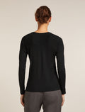 T-shirt à manches longues Ace en MerinoFine™ 150 Women's Black - 2
