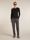T-shirt à manches longues Ace en MerinoFine™ 150 Women's Black - 4