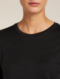 T-shirt à manches longues Ace en MerinoFine™ 150 Women's Black - 6