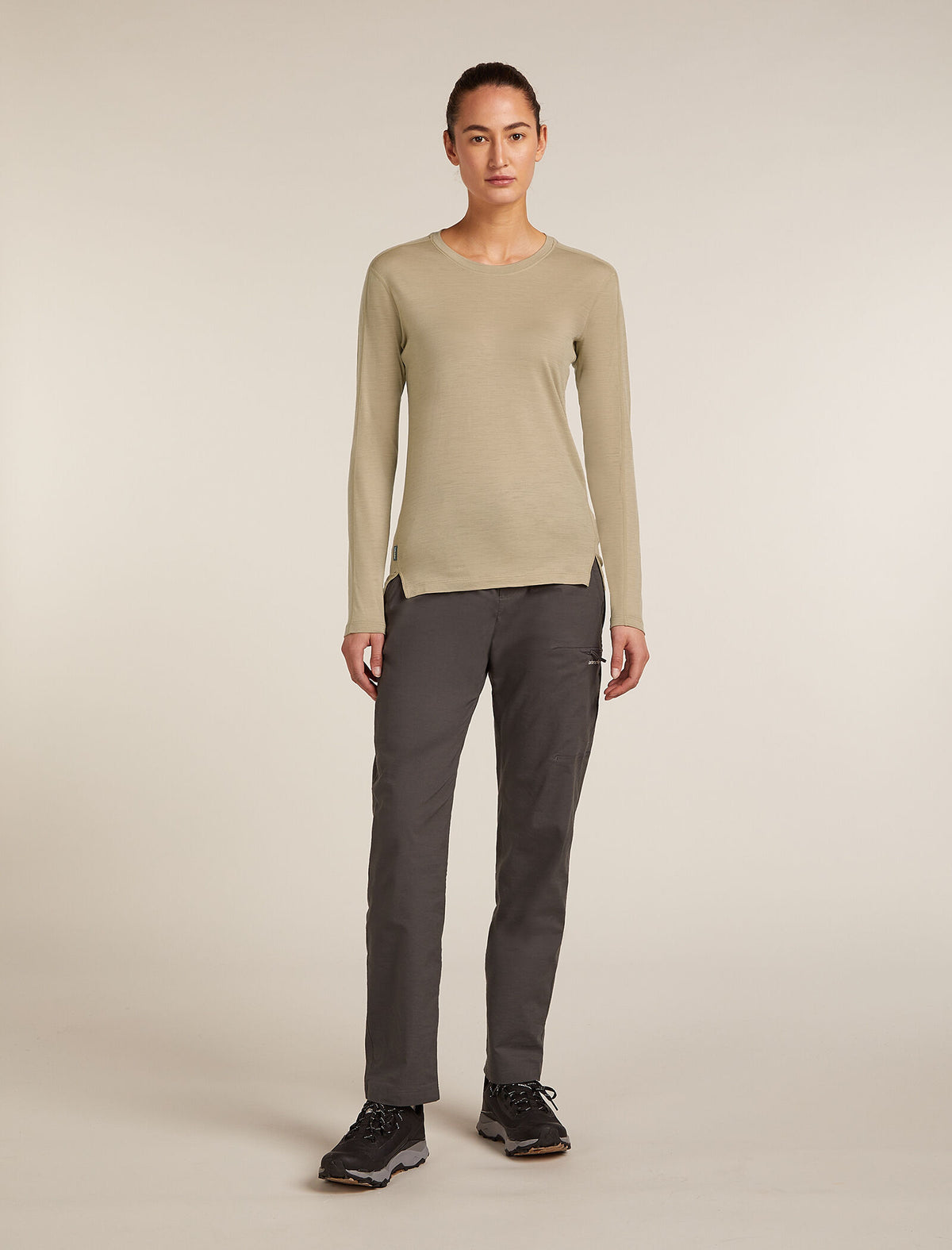 Women's 150 MerinoFine™ Ace Long Sleeve T-Shirt Flagstone - 3