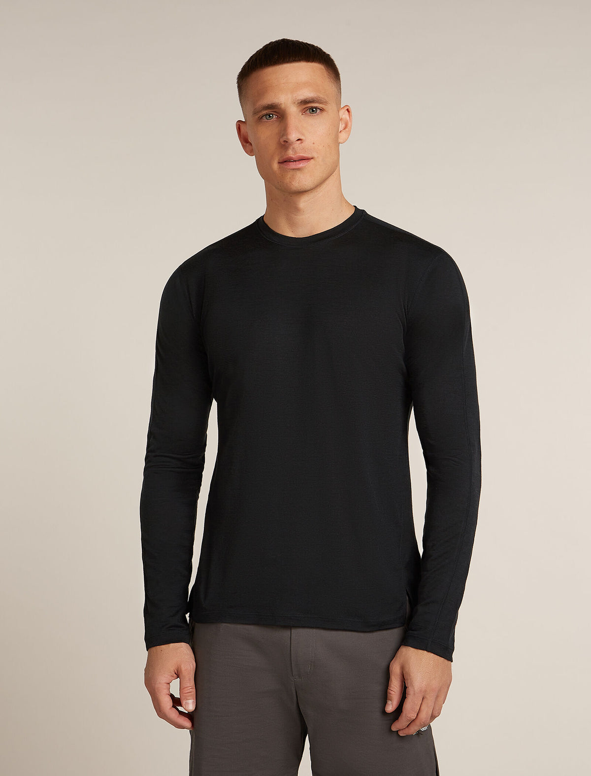 T-shirt à manches longues Ace MerinoFine™ 150 Homme Black - 1