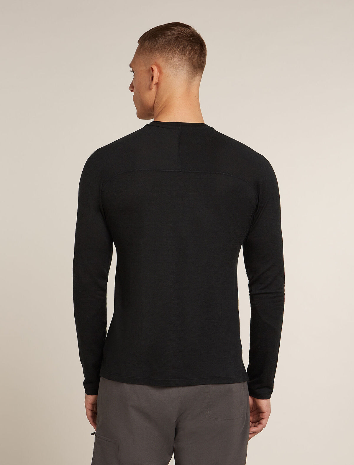T-shirt à manches longues Ace MerinoFine™ 150 Homme Black - 2