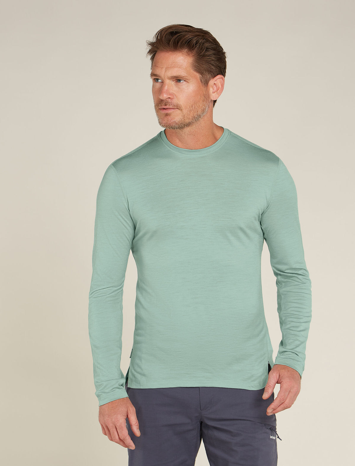 T-shirt à manches longues Ace MerinoFine™ 150 Homme Moss - 1