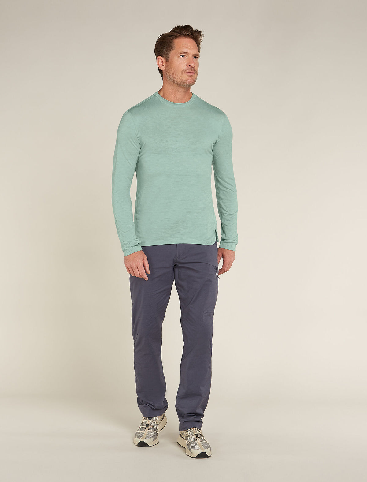 T-shirt à manches longues Ace MerinoFine™ 150 Homme Moss - 3