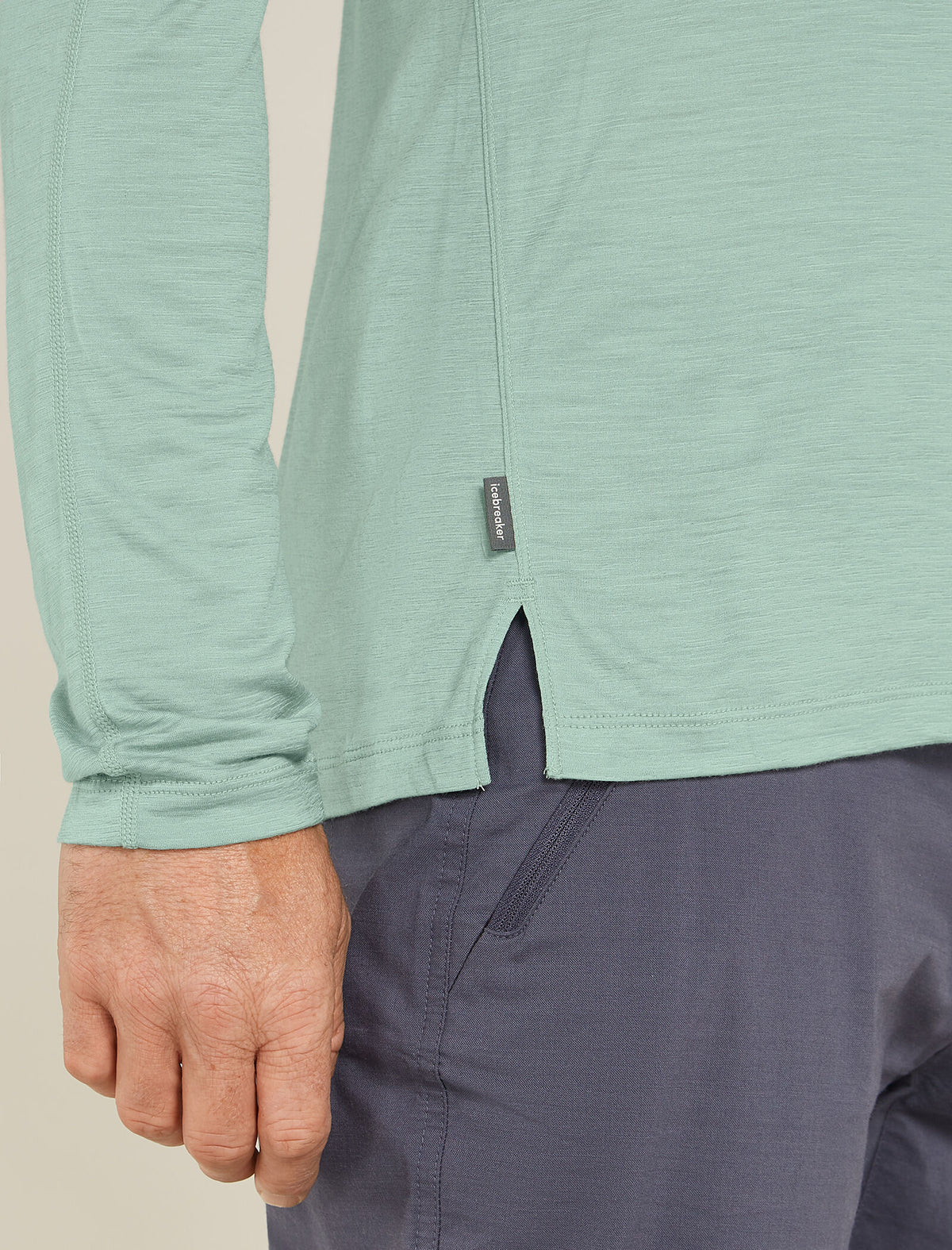 T-shirt à manches longues Ace MerinoFine™ 150 Homme Moss - 6