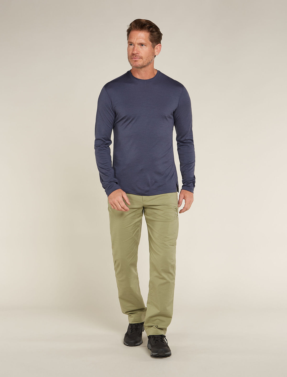 Men's 150 MerinoFine™ Ace Long Sleeve T-Shirt Graphite - 3