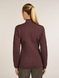 Women's Merino 400 RealFleece™ Descender Long Sleeve Zip Jacket Java - 2