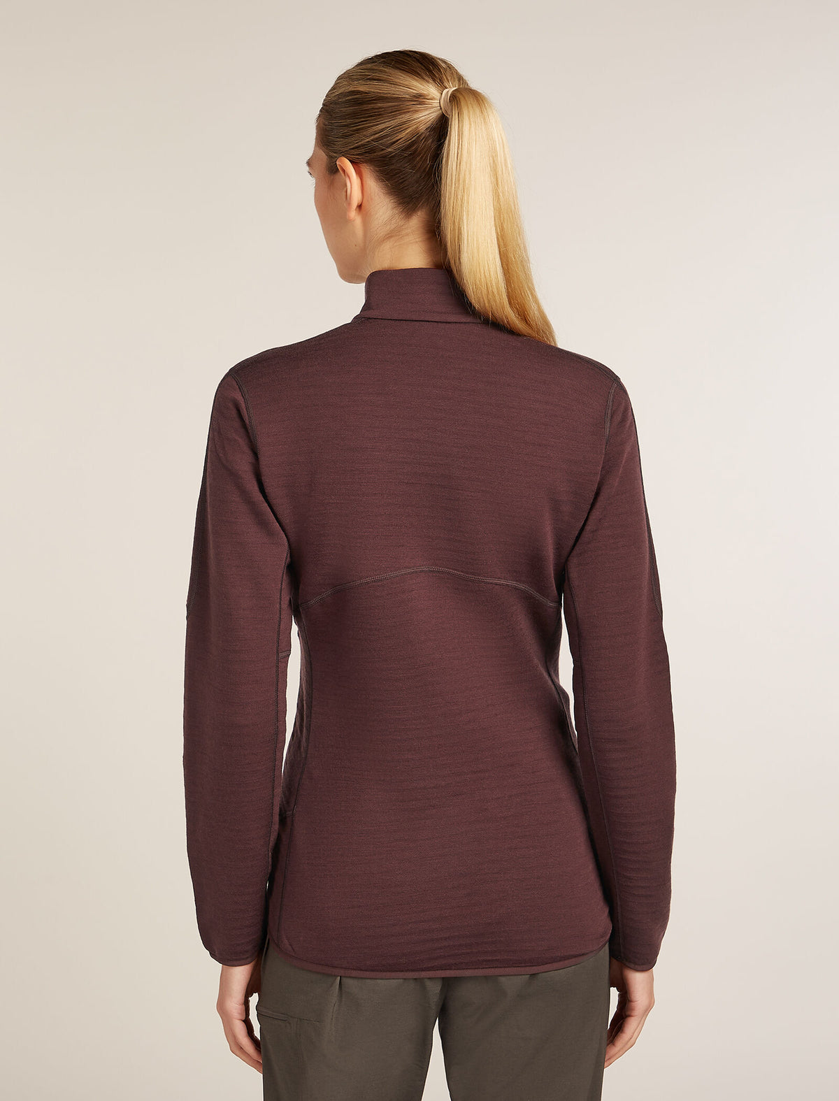 Women's Merino 400 RealFleece™ Descender Long Sleeve Zip Jacket Java - 2
