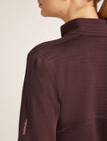 Women's Merino 400 RealFleece™ Descender Long Sleeve Zip Jacket Java - 9