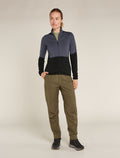 Women's Merino 400 RealFleece™ Descender Long Sleeve Zip Jacket Graphite/Black - 3