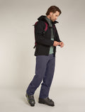Men's Merino 400 RealFleece™ Descender Long Sleeve Zip Jacket Galaxy/Moss - 5