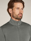 Men's Merino 400 RealFleece™ Descender Long Sleeve Zip Jacket Galaxy/Moss - 8