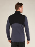 Men's Merino 400 RealFleece™ Descender Long Sleeve Zip Jacket Black/Graphite - 4