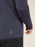 Men's Merino 400 RealFleece™ Descender Long Sleeve Zip Jacket Black/Graphite - 8