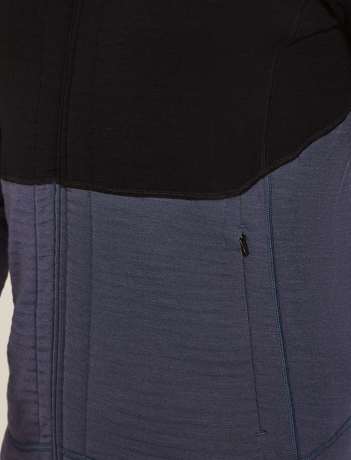 Men's Merino 400 RealFleece™ Descender Long Sleeve Zip Jacket Black/Graphite - 8
