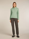 Women's Merino 360 Realfleece™ Elemental Long Sleeve Half Zip Top Seaglass - 3
