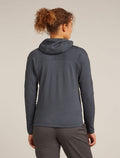 Women's Merino 360 Realfleece™ Elemental Long Sleeve Zip Hoodie Obsidian - 2