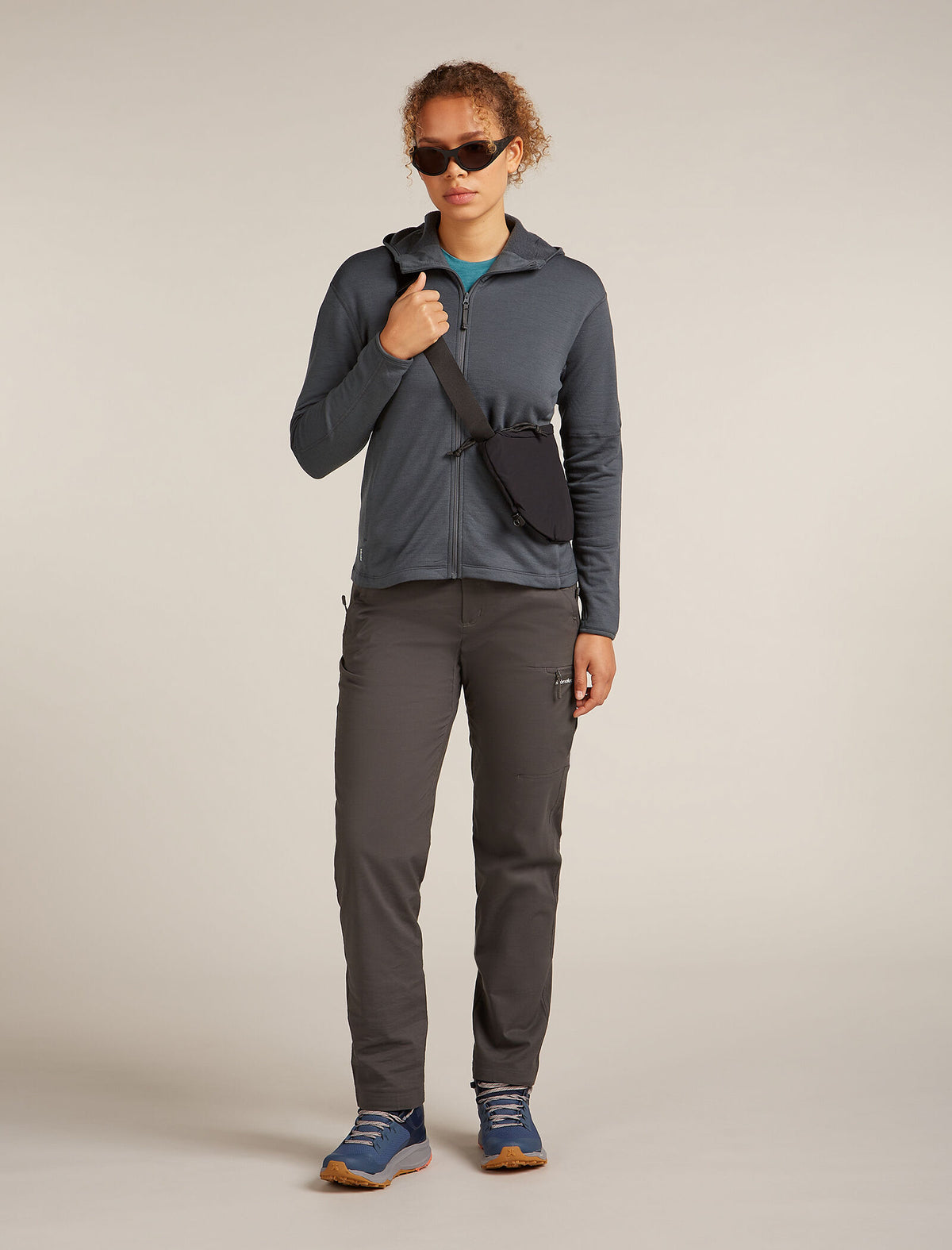 Women's Merino 360 Realfleece™ Elemental Long Sleeve Zip Hoodie Obsidian - 4