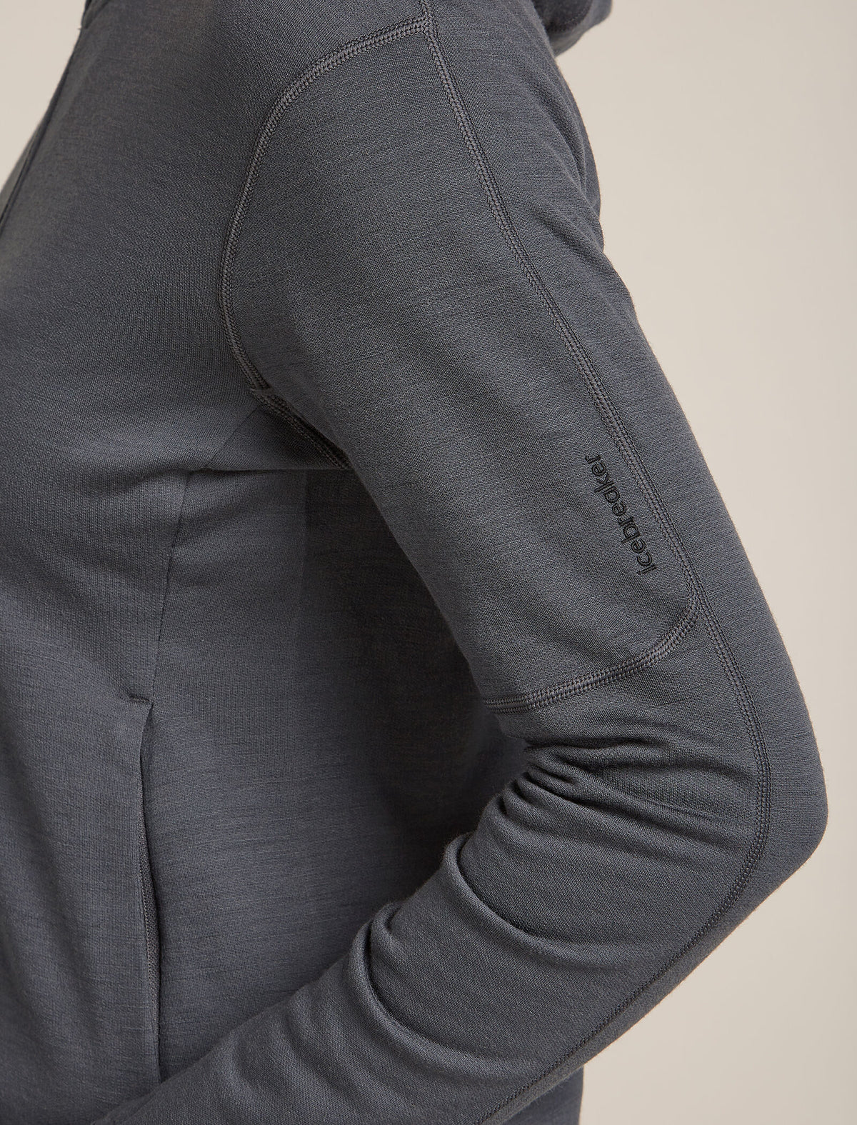 Women's Merino 360 Realfleece™ Elemental Long Sleeve Zip Hoodie Obsidian - 5
