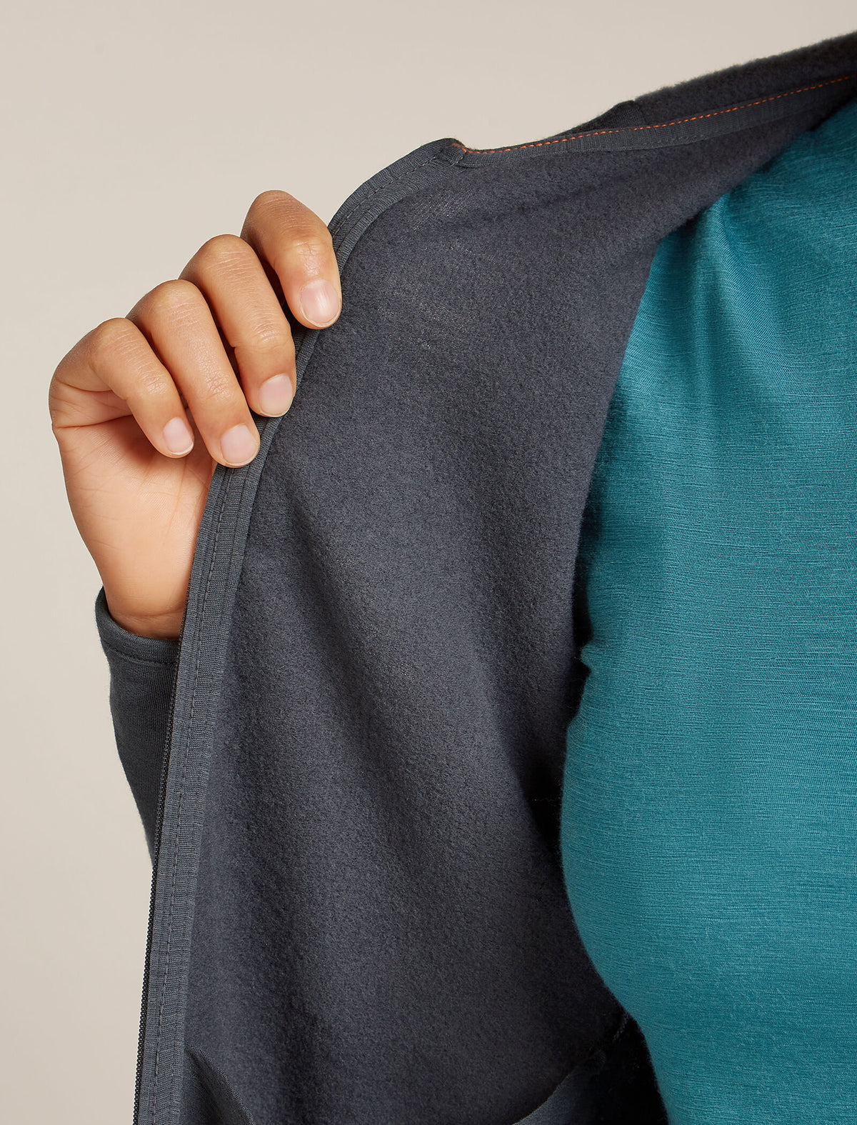 Women's Merino 360 Realfleece™ Elemental Long Sleeve Zip Hoodie Obsidian - 9