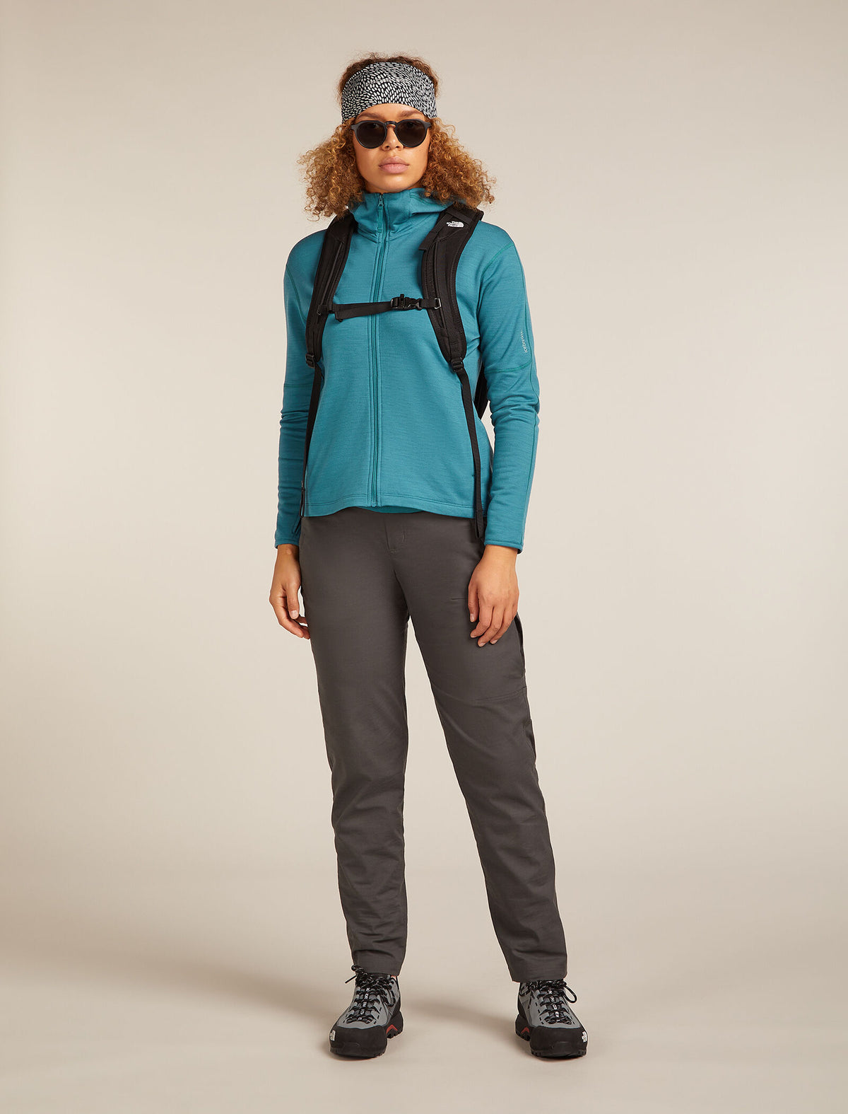 Women's Merino 360 Realfleece™ Elemental Long Sleeve Zip Hoodie Topaz - 4