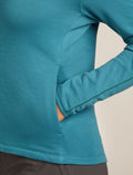 Women's Merino 360 Realfleece™ Elemental Long Sleeve Zip Hoodie Topaz - 8