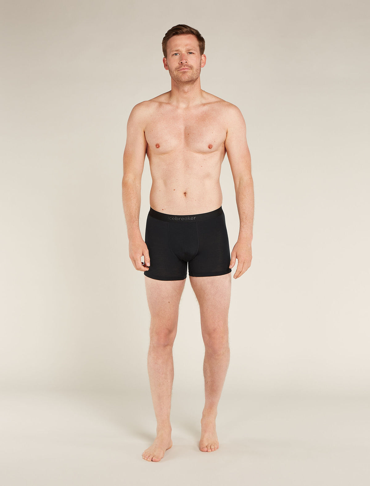 Boxeurs 125 Cool-Lite™ Anatomica en mélange de mérinos Men's Black - 3