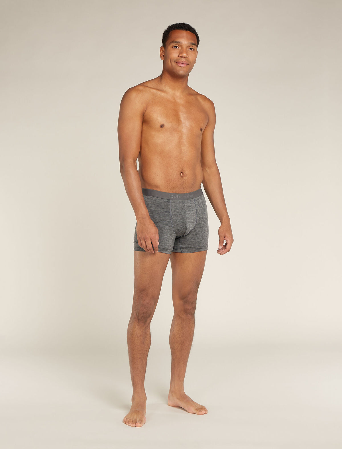 Boxeurs 125 Cool-Lite™ Anatomica en mélange de mérinos Men's Gritstone Heather - 3