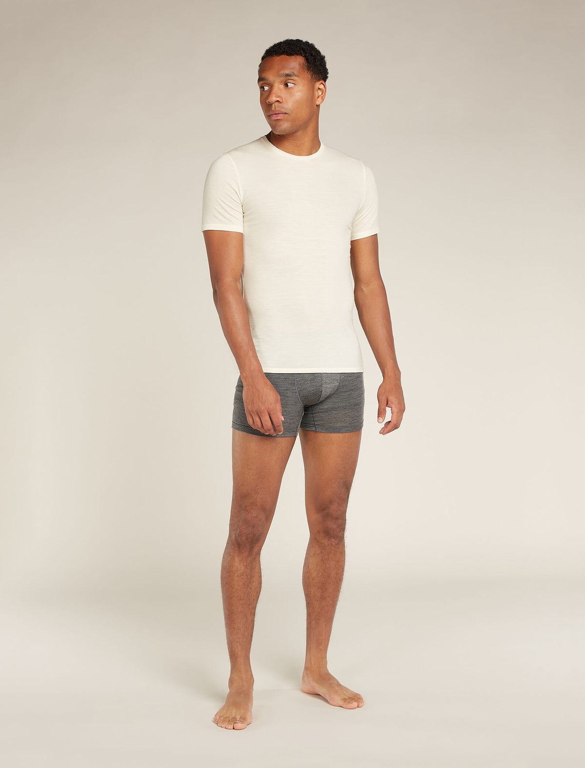 Boxeurs 125 Cool-Lite™ Anatomica en mélange de mérinos Men's Gritstone Heather - 4
