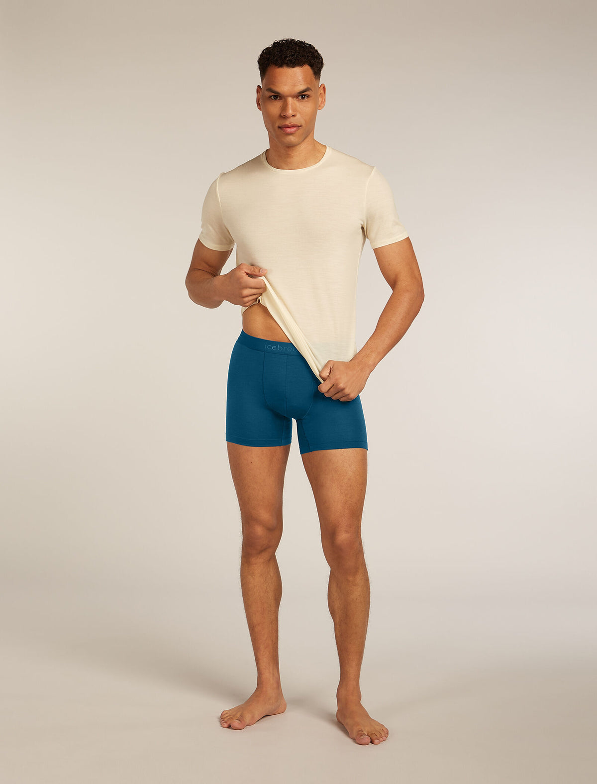 Boxeurs 125 Cool-Lite™ Anatomica en mélange de mérinos Men's Atlantis - 6
