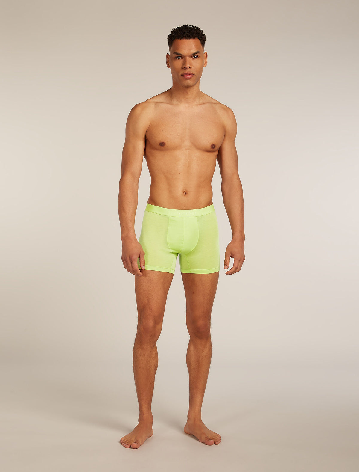 Boxeurs 125 Cool-Lite™ Anatomica en mélange de mérinos Men's Peridot - 3
