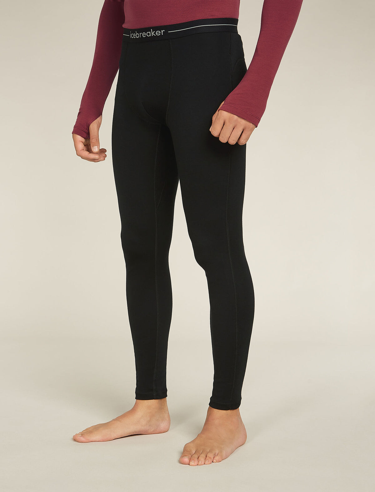 Legging isotherme Polar MerinoFine™ 300 Men's Black - 1