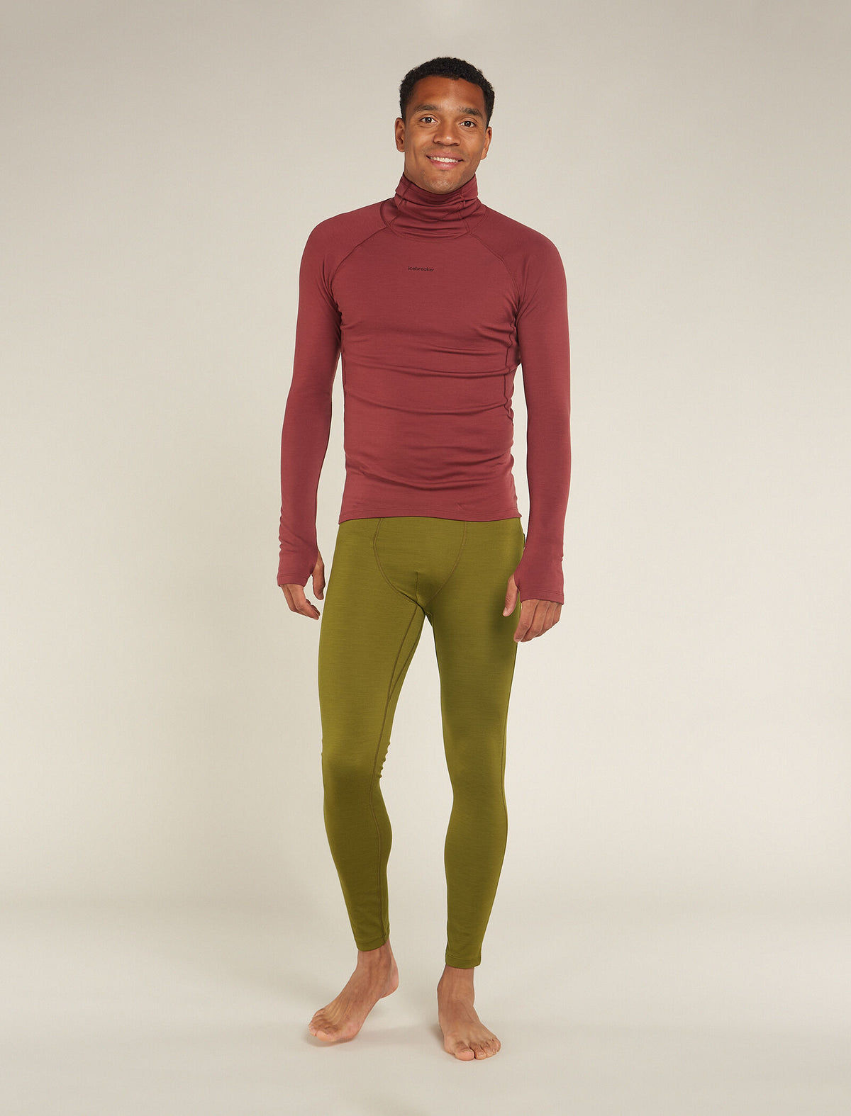 Men's 300 MerinoFine™ Polar Thermal Leggings Algae - 3