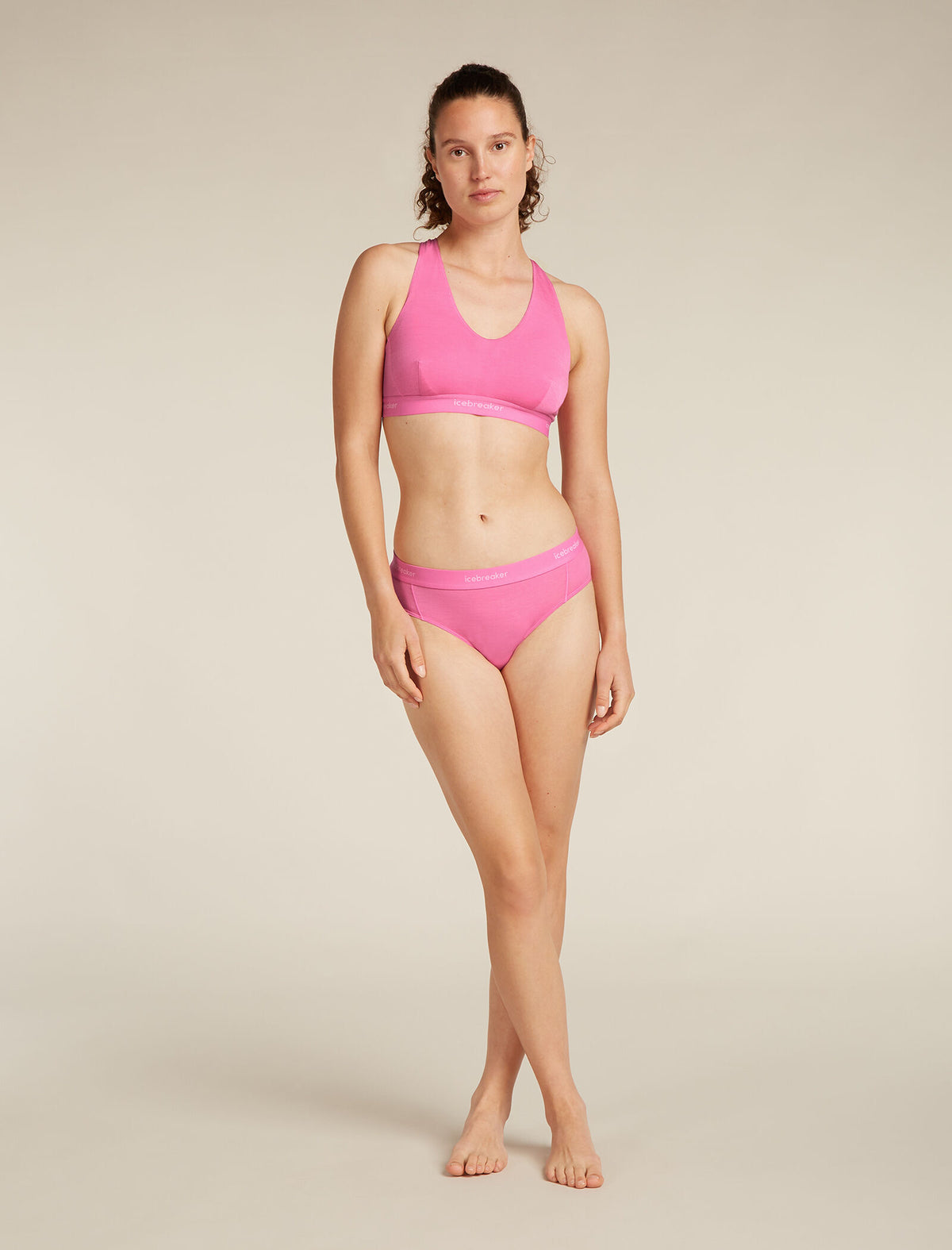 Women's Merino Blend 125 Cool-Lite™ Sprite Racerback Bra Pop - 3