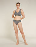 Women's Merino Blend 125 Cool-Lite™ Sprite Hipster Gritstone Heather - 4