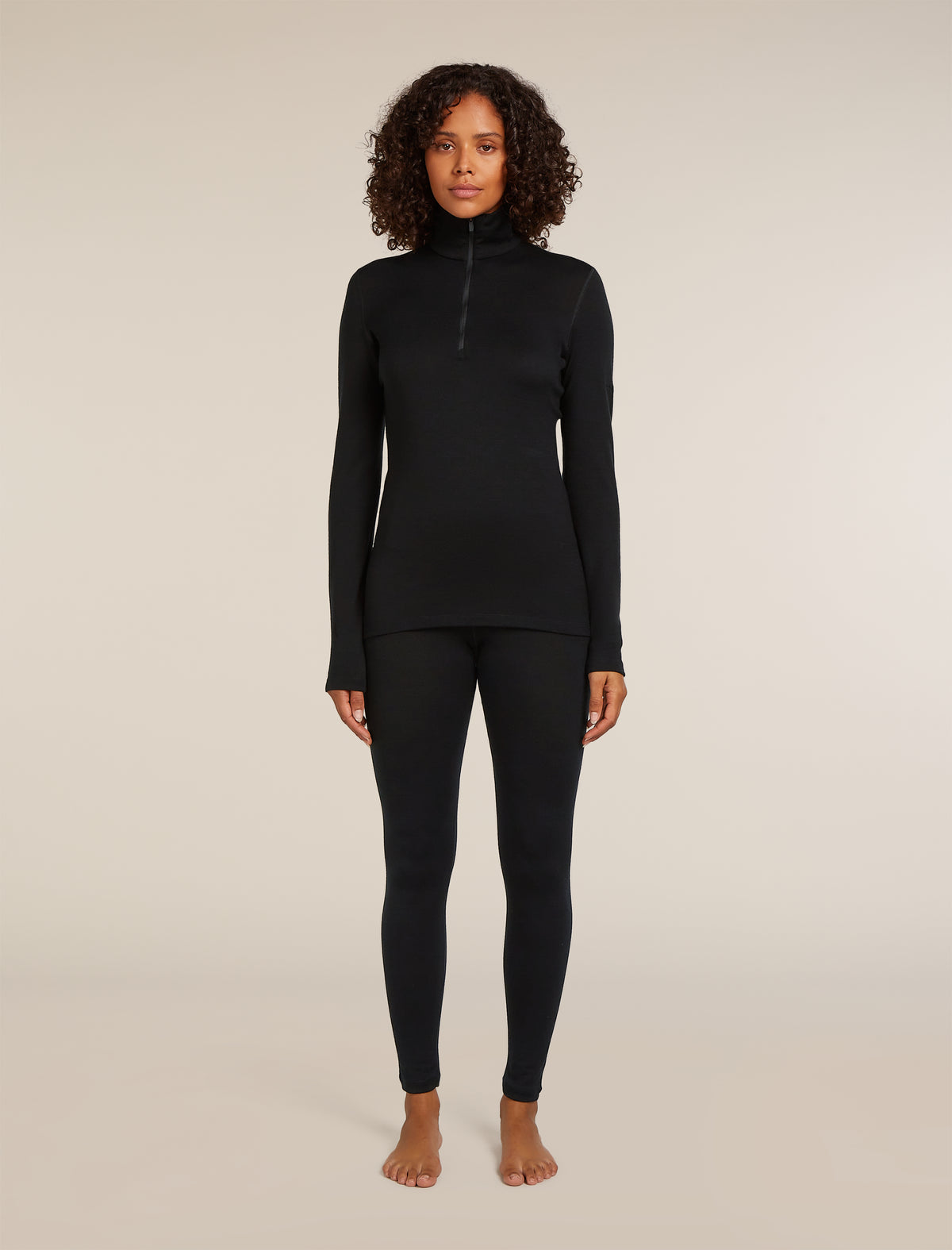 Women's Merino 260 Tech High Rise Thermal Leggings Black - 3