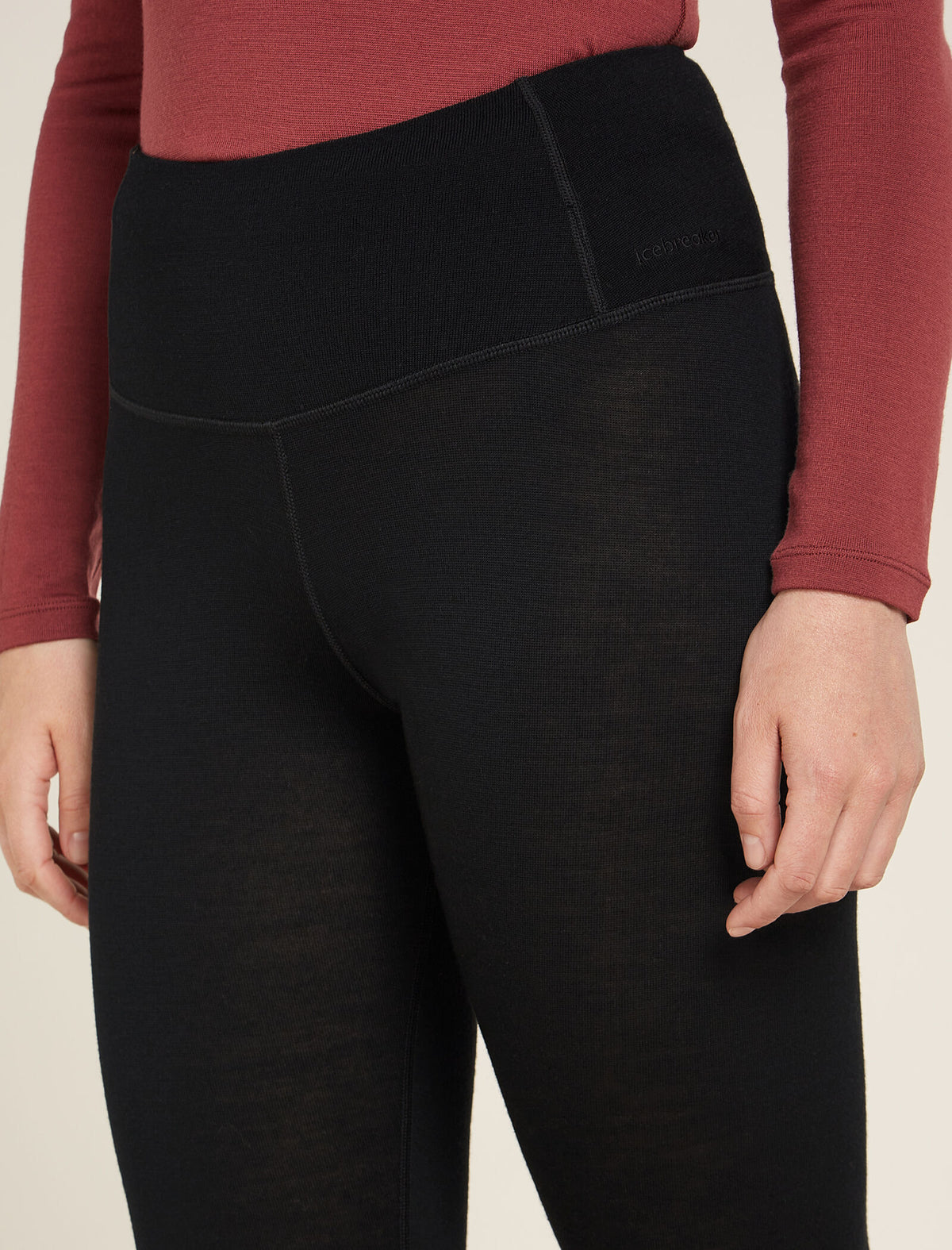 Women's Merino 260 Tech High Rise Thermal Leggings Black - 5