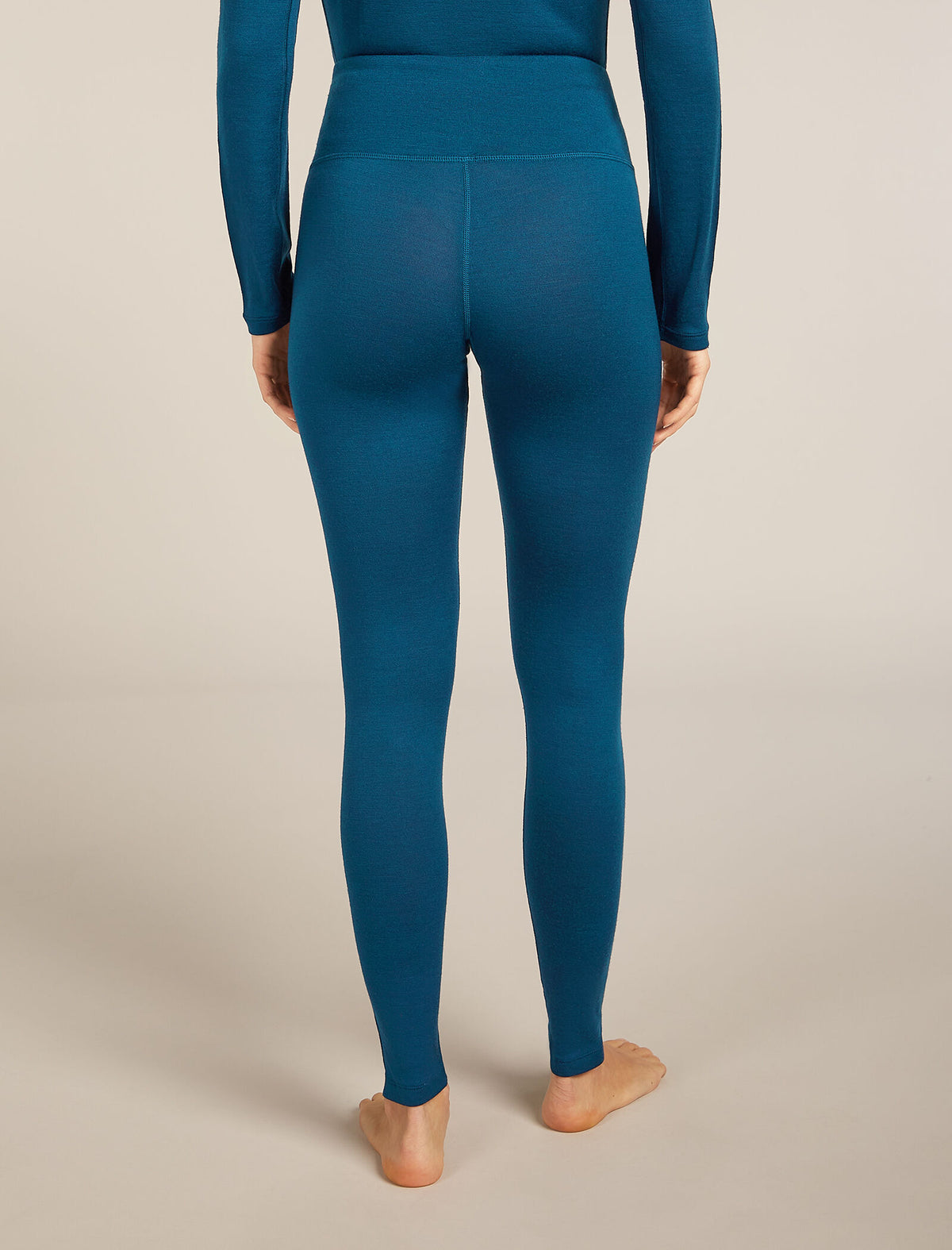 Women's Merino 260 Tech High Rise Thermal Leggings Atlantis - 2